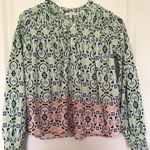 Belk’s Red Camel Top Size S